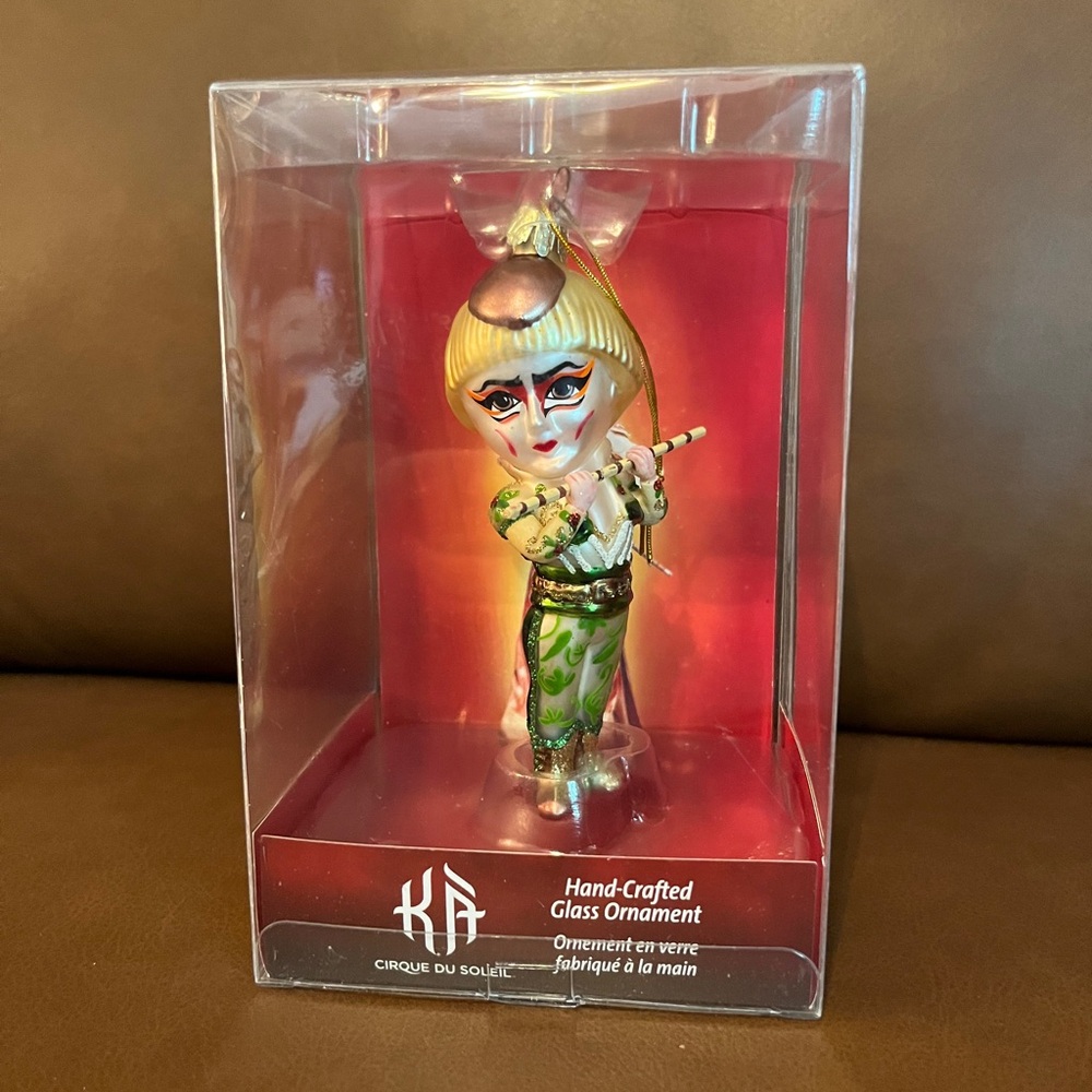 Cirque du Soleil KA Glass Ornament